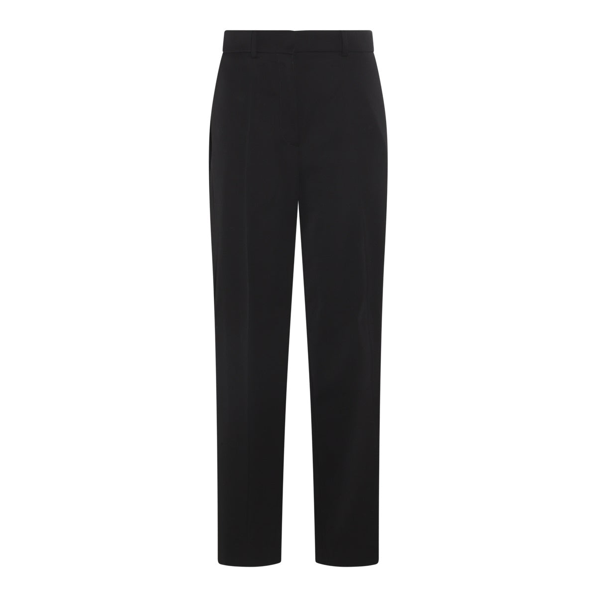BLACK WOOL PANTS
