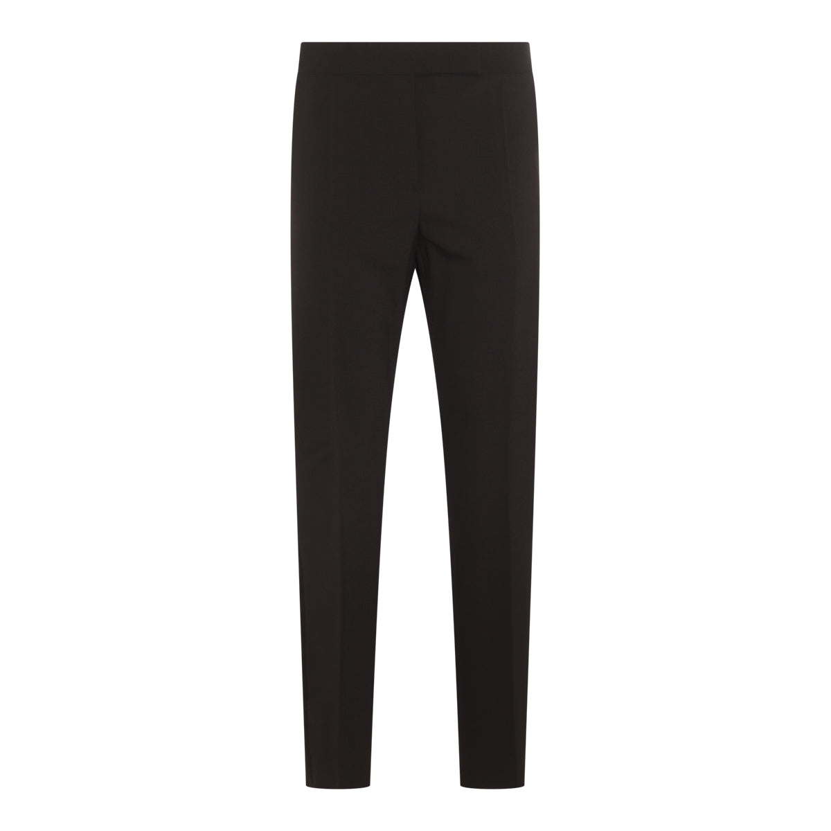 BLACK VIRGIN WOOL RINO PANTS