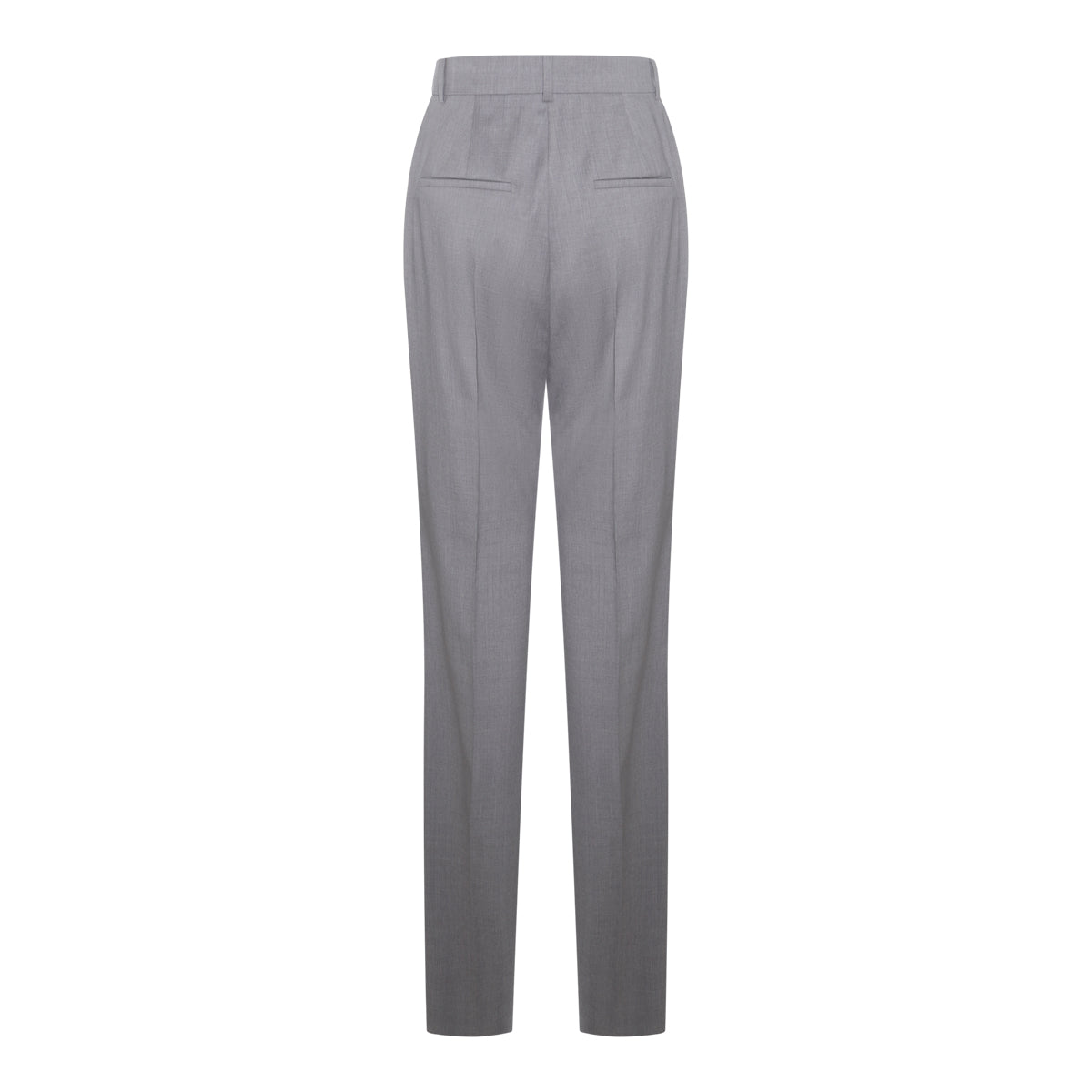 GREY VIRGIN WOOL PANTS