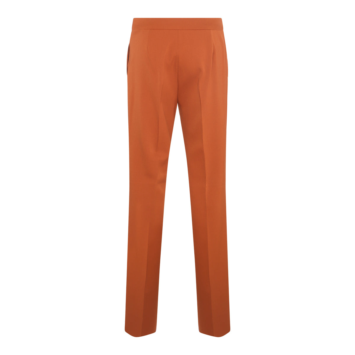 ORANGE VIRGIN WOOL FIANCO PANTS