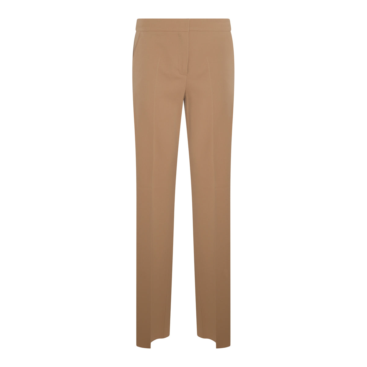 CAMEL VIRGIN WOOL FIANCO PANTS