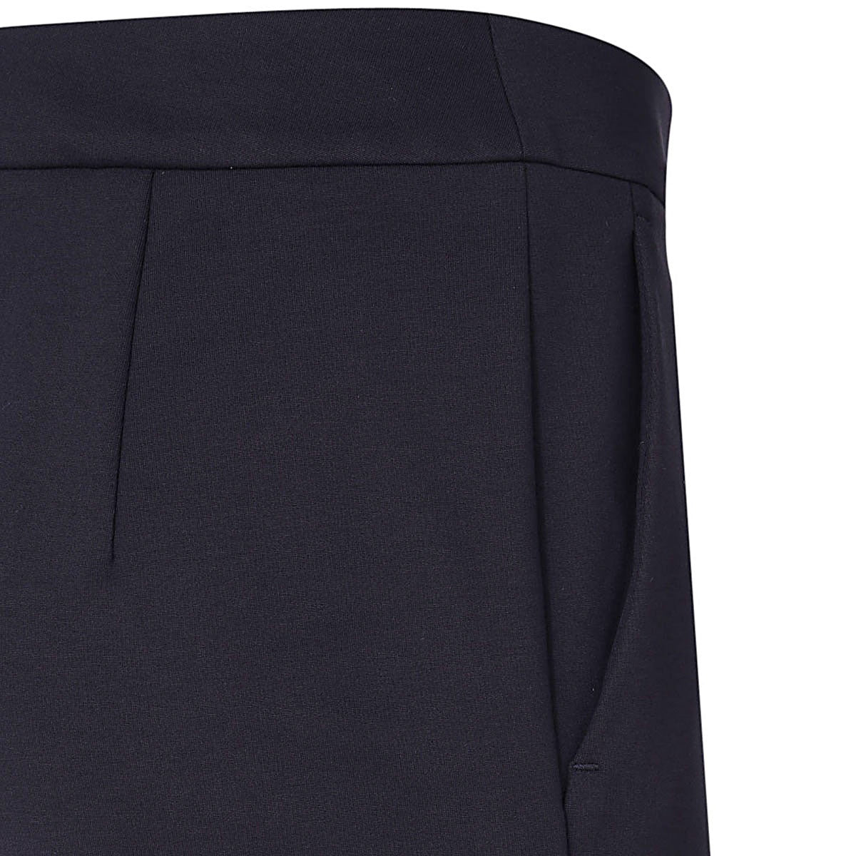 NAVY VISCOSE STRETCH PEGNO PANTS