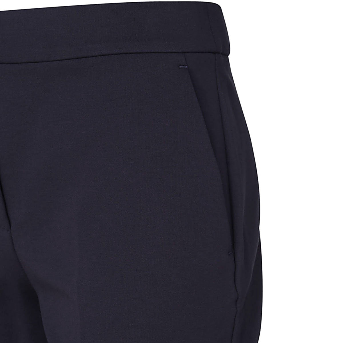 NAVY VISCOSE STRETCH PEGNO PANTS