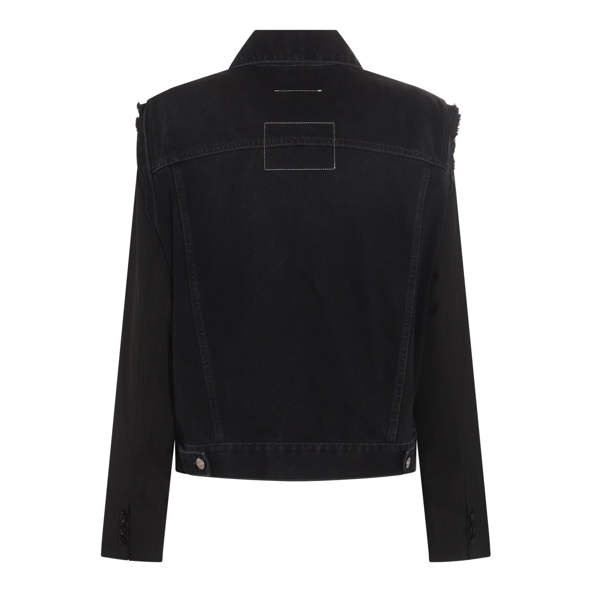 BLACK COTTON DENIM JACKET