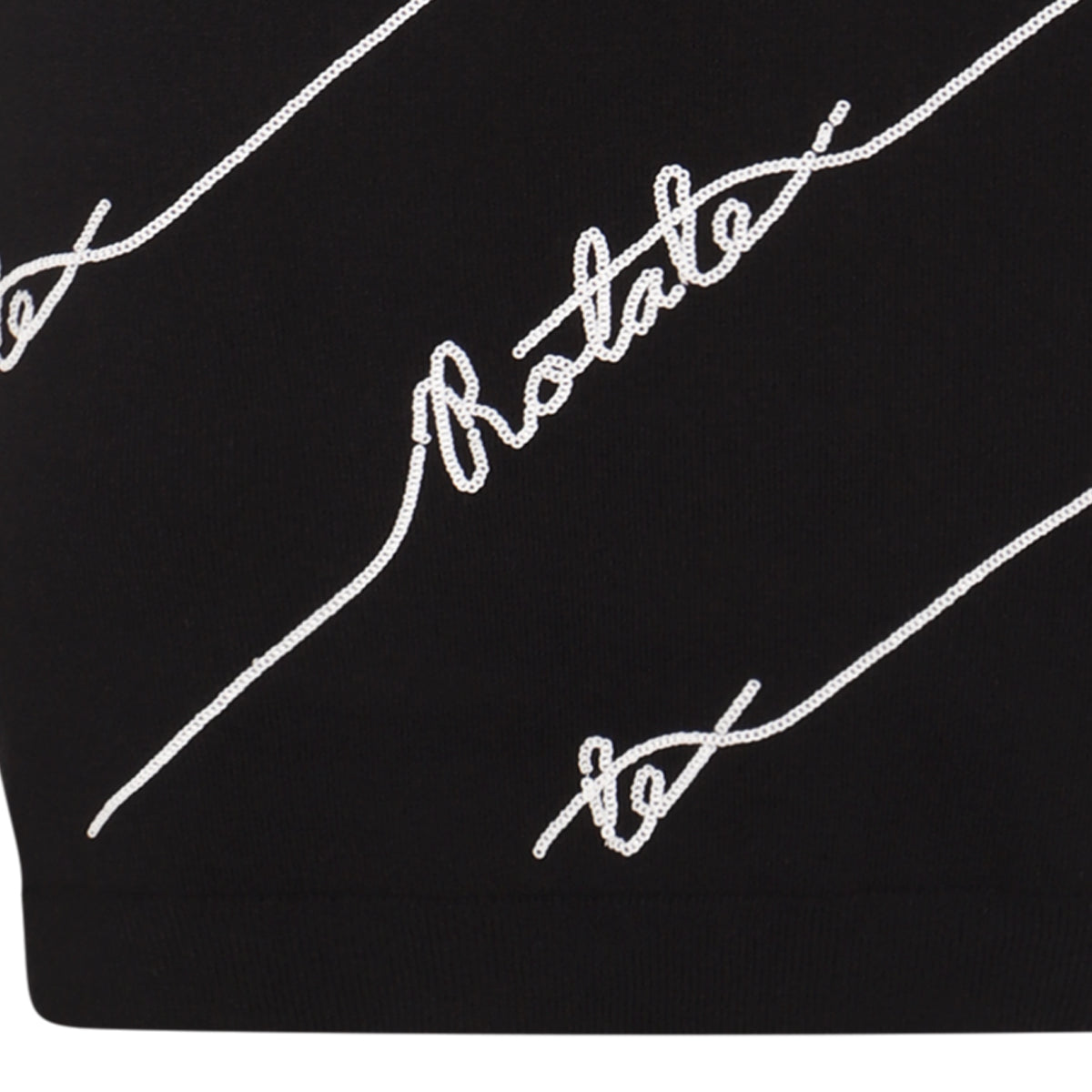 BLACK COTTON BLEND STRETCH DRESS