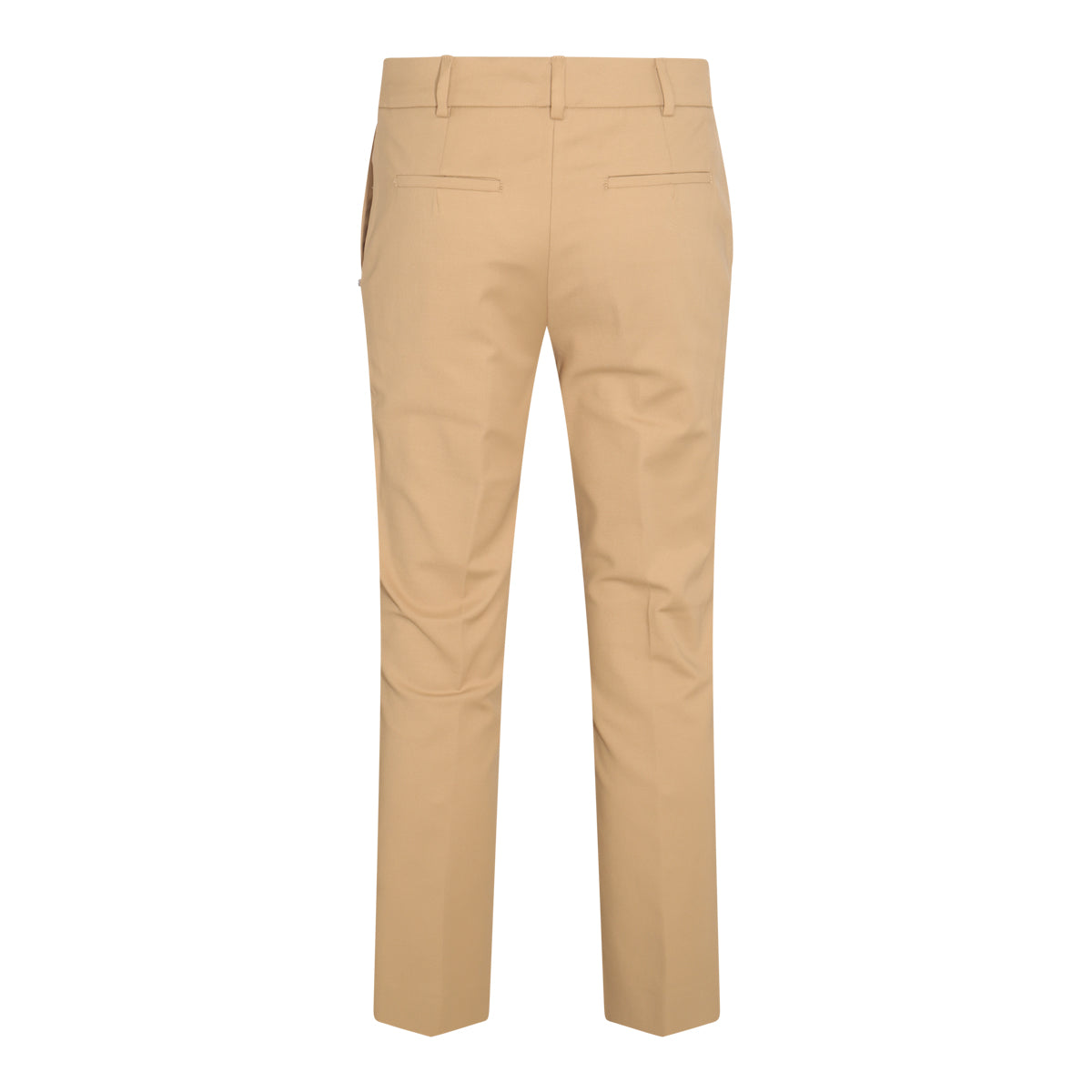 BEIGE OCTTON BLEND STRETCH ANTONY PANTS
