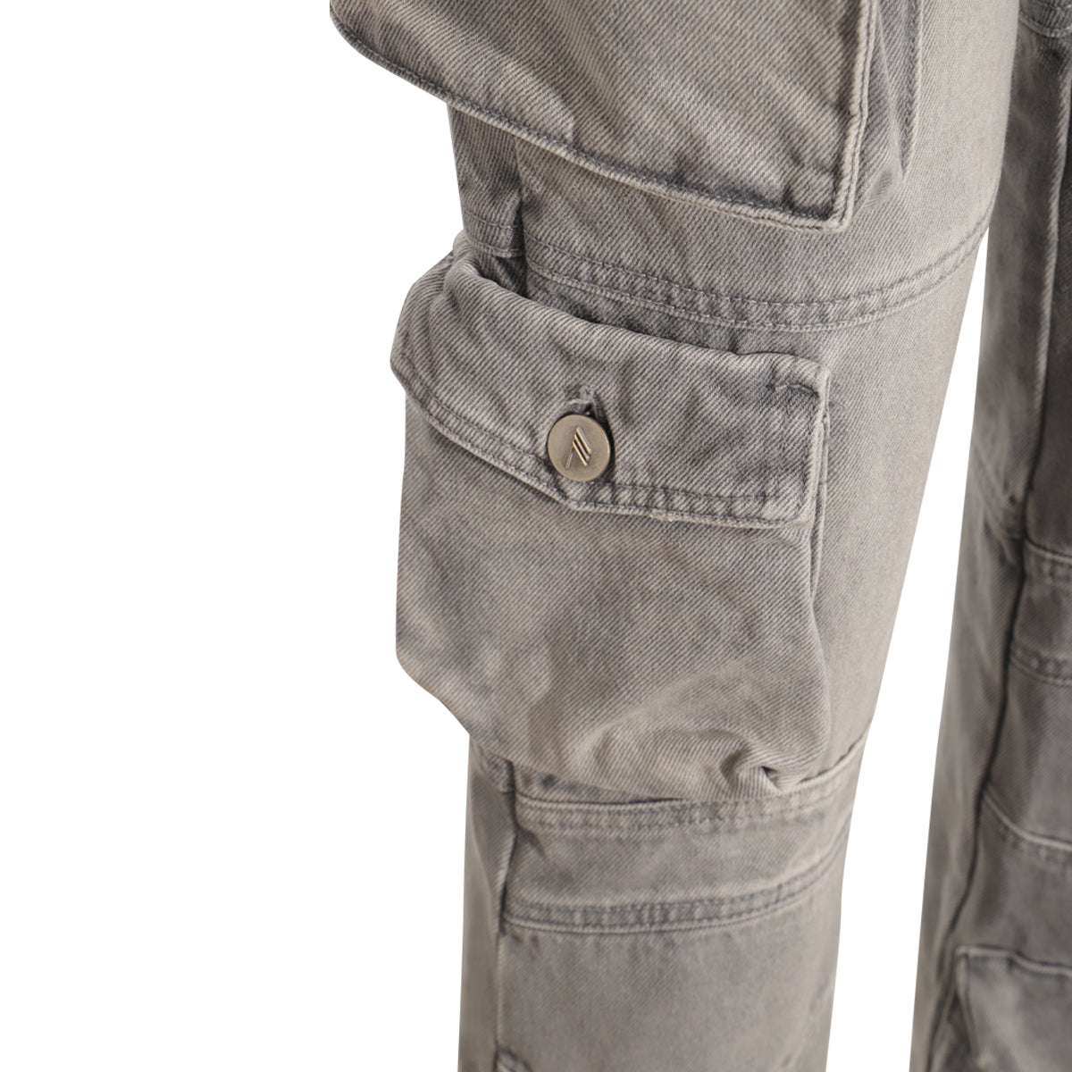 GREY COTTON ESSIE CARGO JEANS