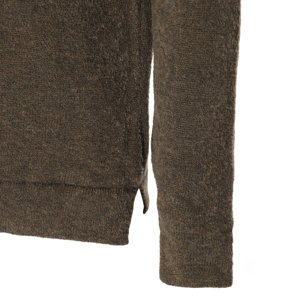 GREEN WOOL BLEND SWEATER