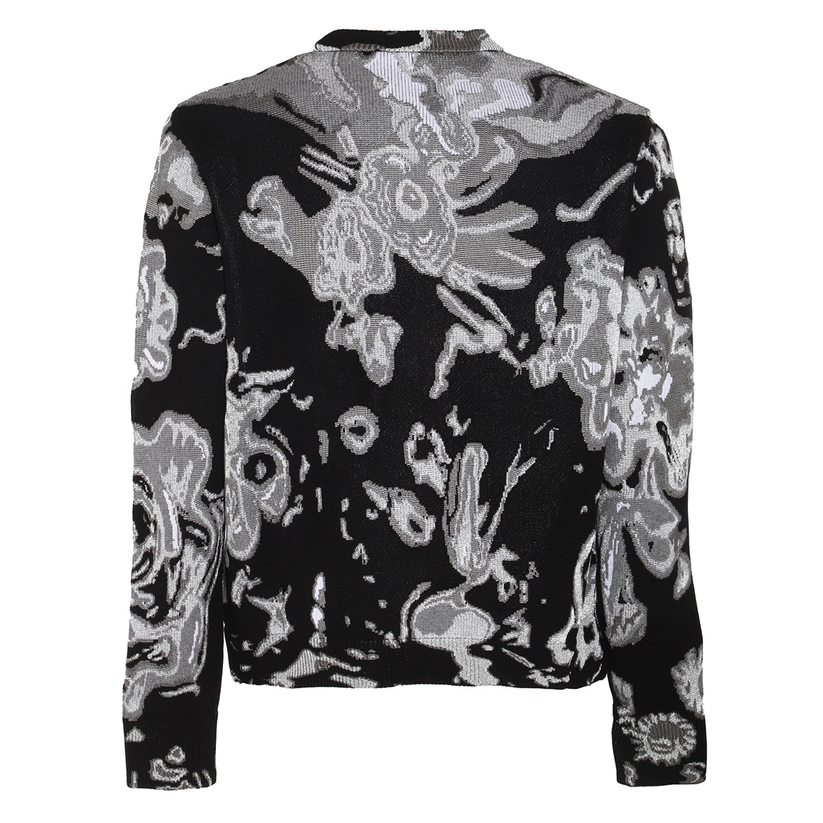 BLACK AND SILVER KNITWEAR