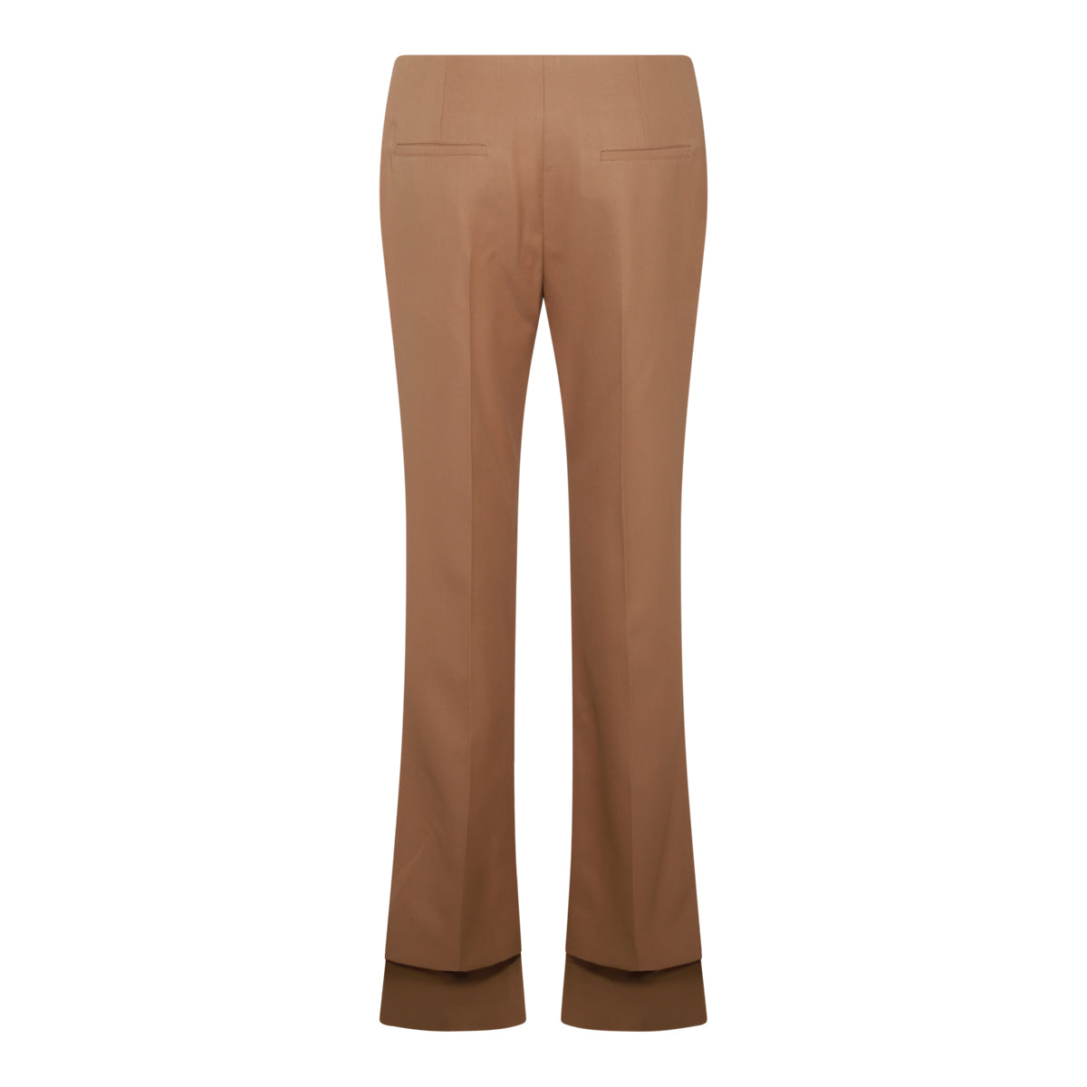 DARK BEIGE WOOL PANTS