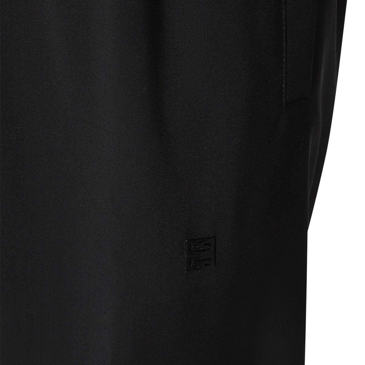 BLACK WOOL PANTS
