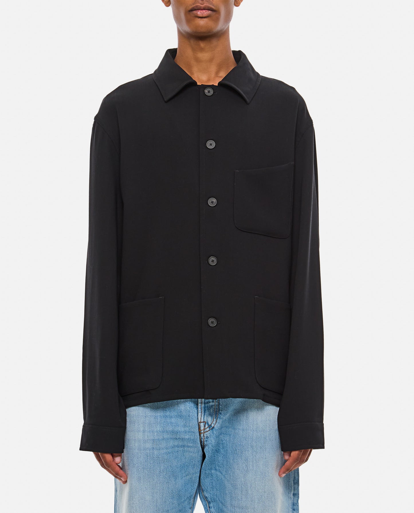 DOUBLE FACE OVERSHIRT