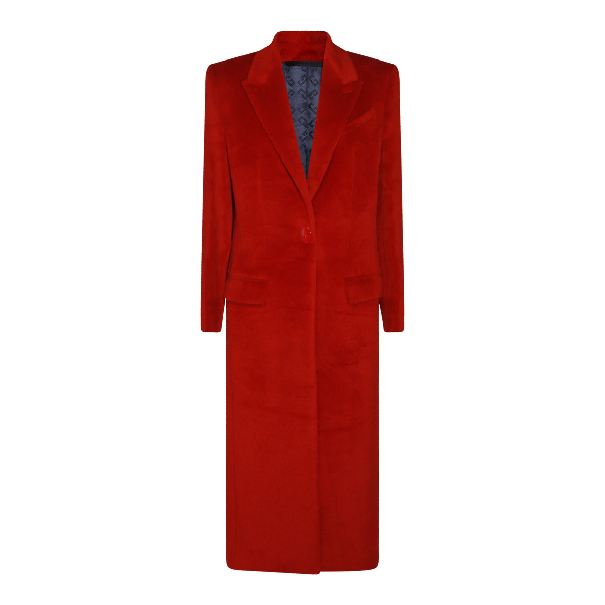 RED WOOL COAT