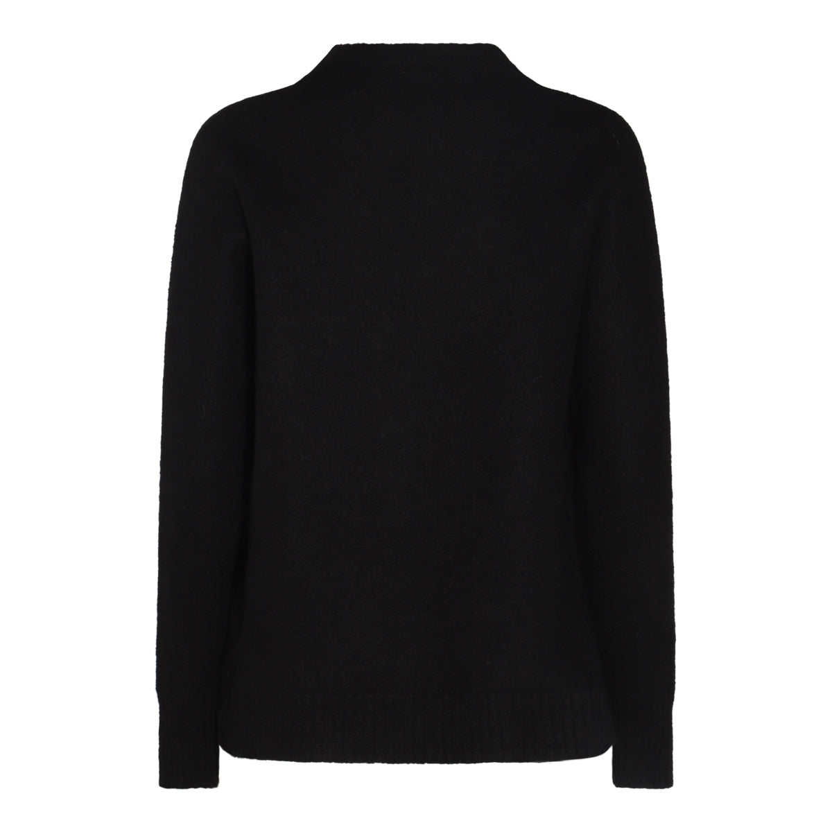 BLACK WOOL KNITWEAR