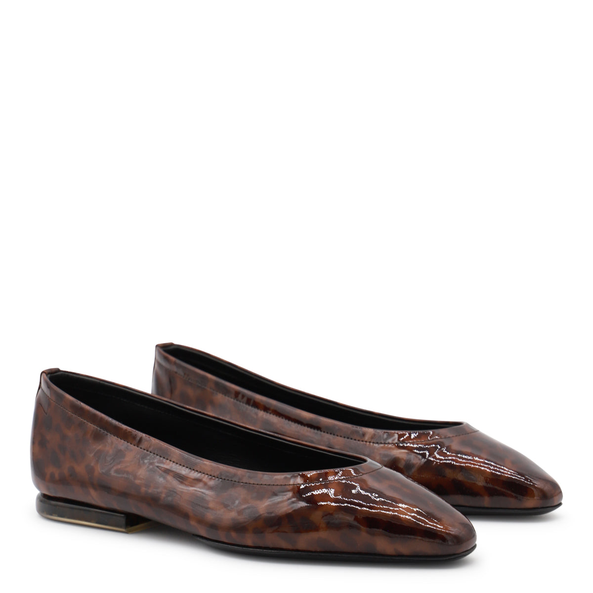 TURTLE LEATHER FLATS