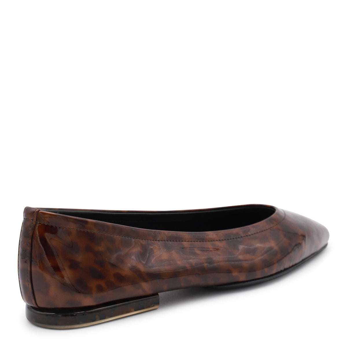 TURTLE LEATHER FLATS
