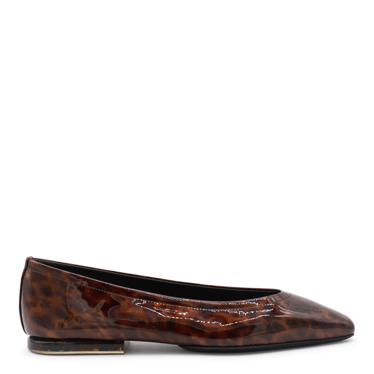 TURTLE LEATHER FLATS