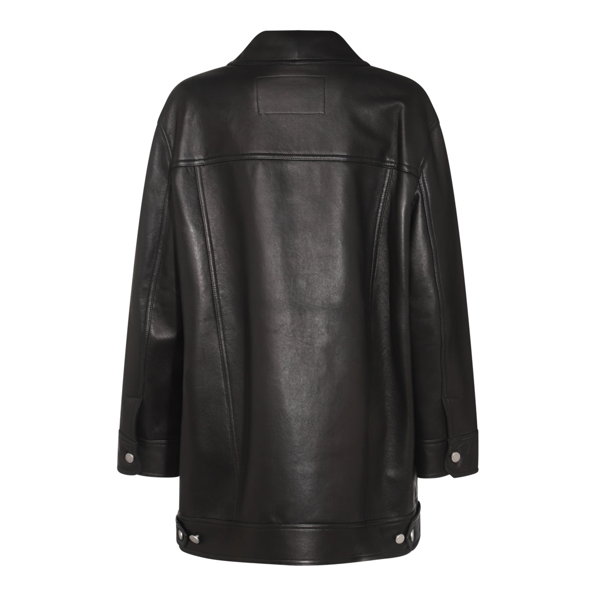 BLACK LEATHER GIRINO JACKET