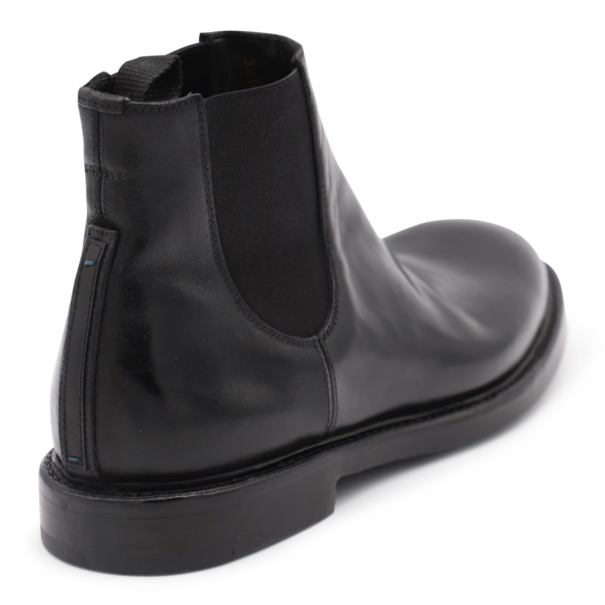 BLACK LEATHER BOOTS