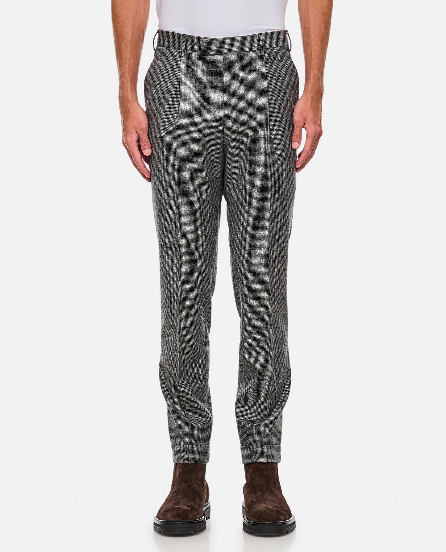 VIRGIN WOOL TROUSERS