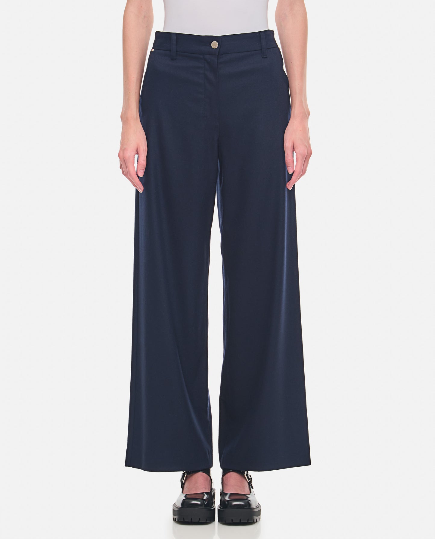ERMES FIVE POCKETS WOOL PANTS
