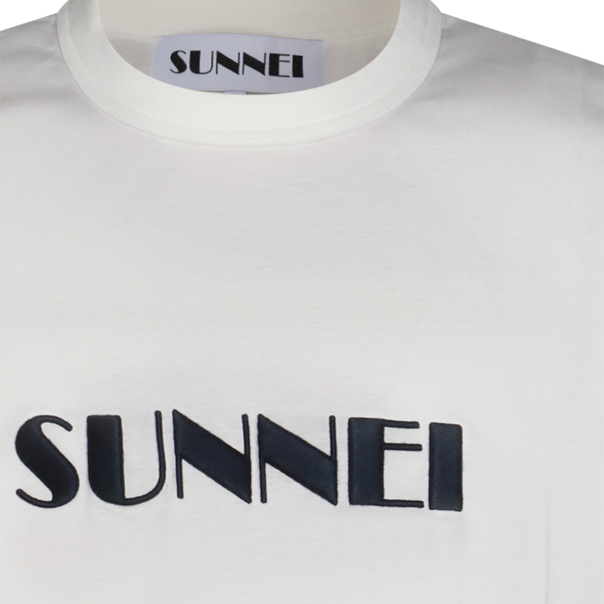 WHITE COTTON T-SHIRT