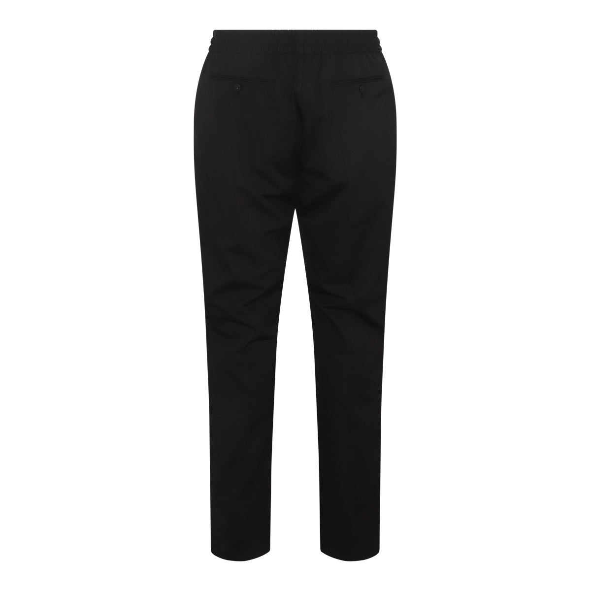 BLACK WOOL PANTS