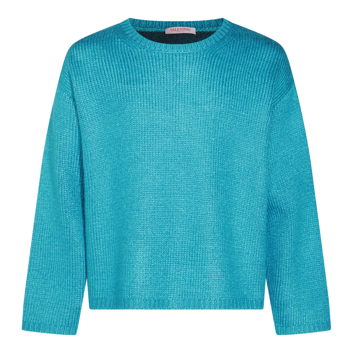SKY BLUE SILK SWEATER