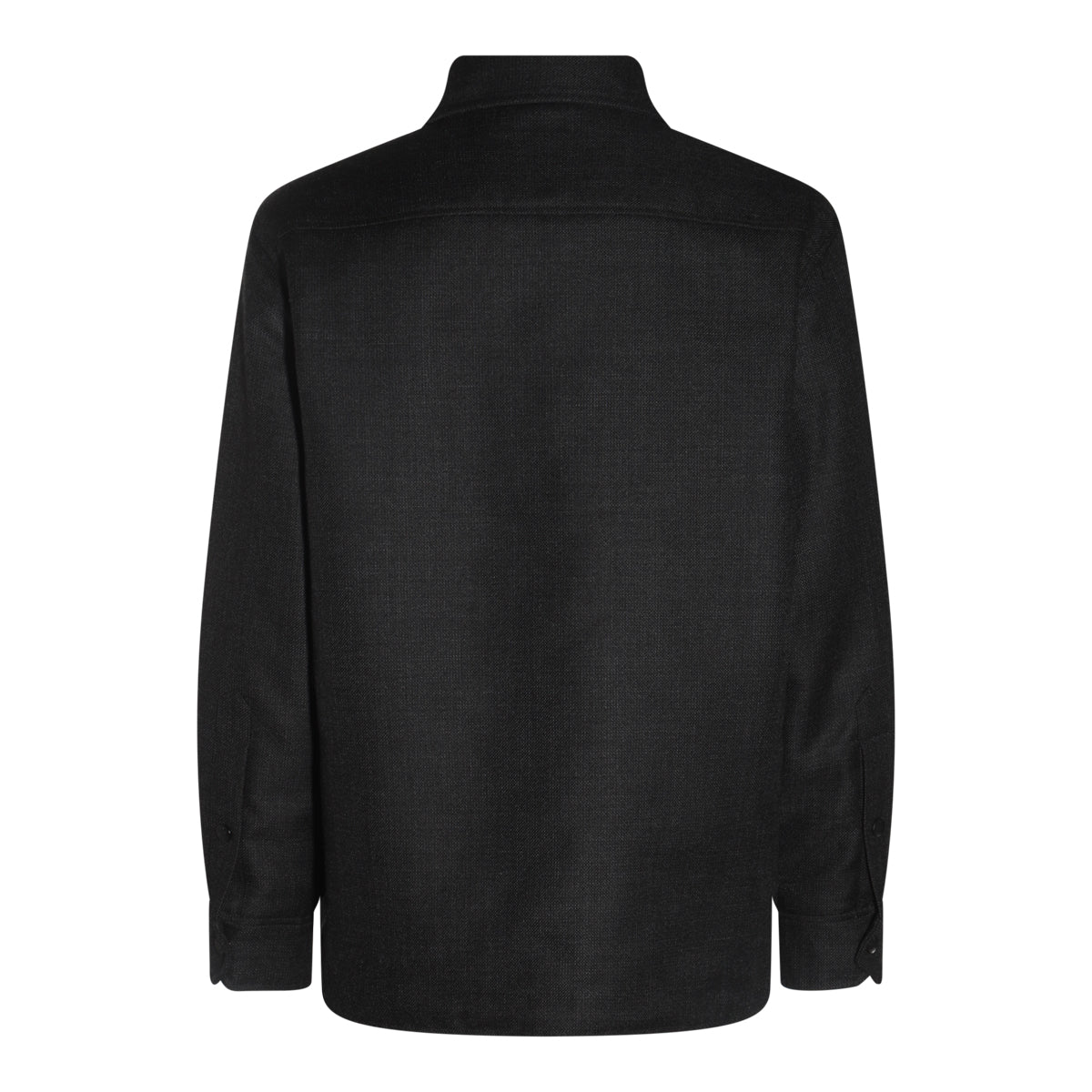 GREY WOOL CASUAL JACKET