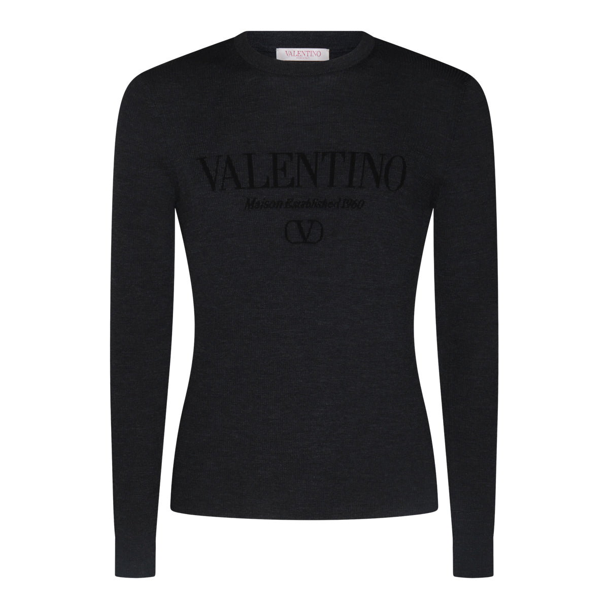 GREY WOOL KNITWEAR