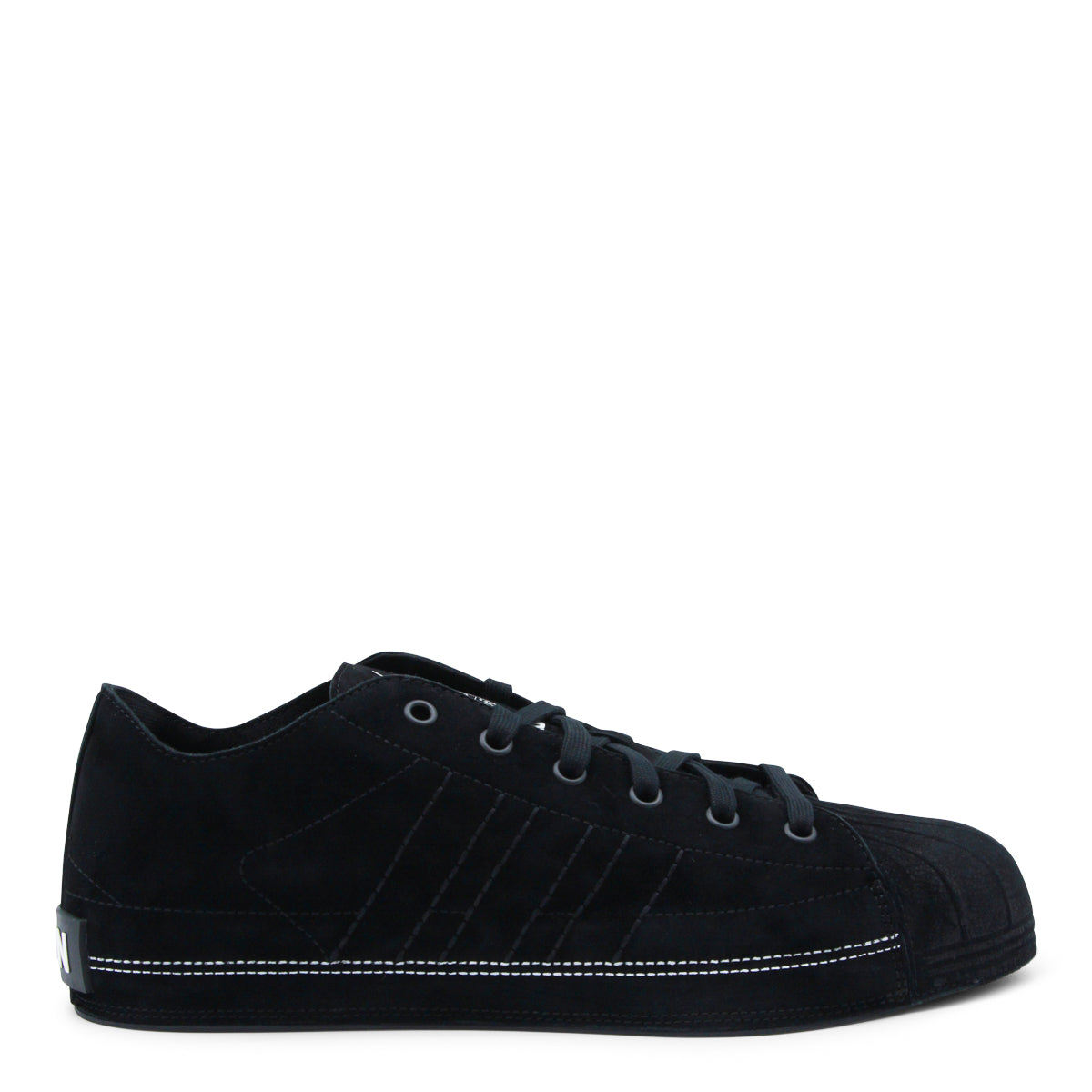 BLACK LEATHER NIZZASTAR LO SNEAKERS