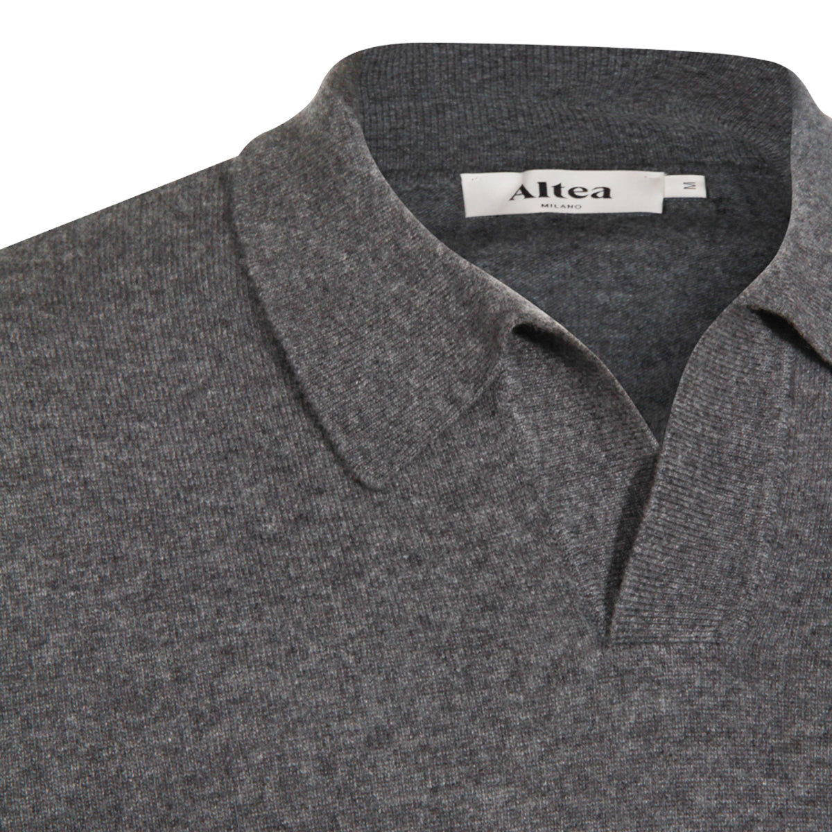 GREY WOOL KNITWEAR