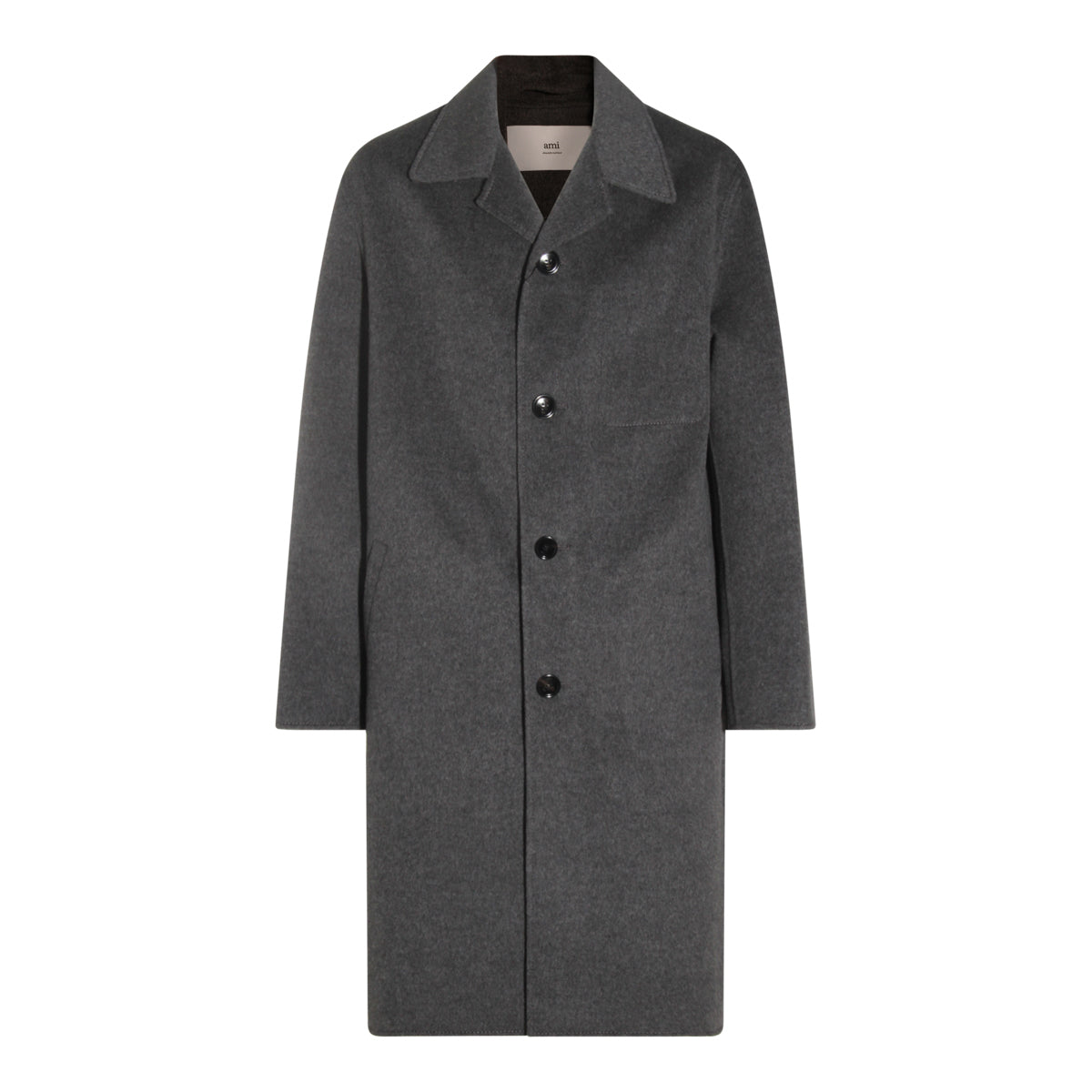 GREY WOOL COAT