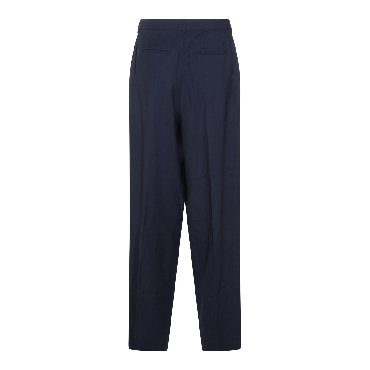 NAVY WOOL PANTS