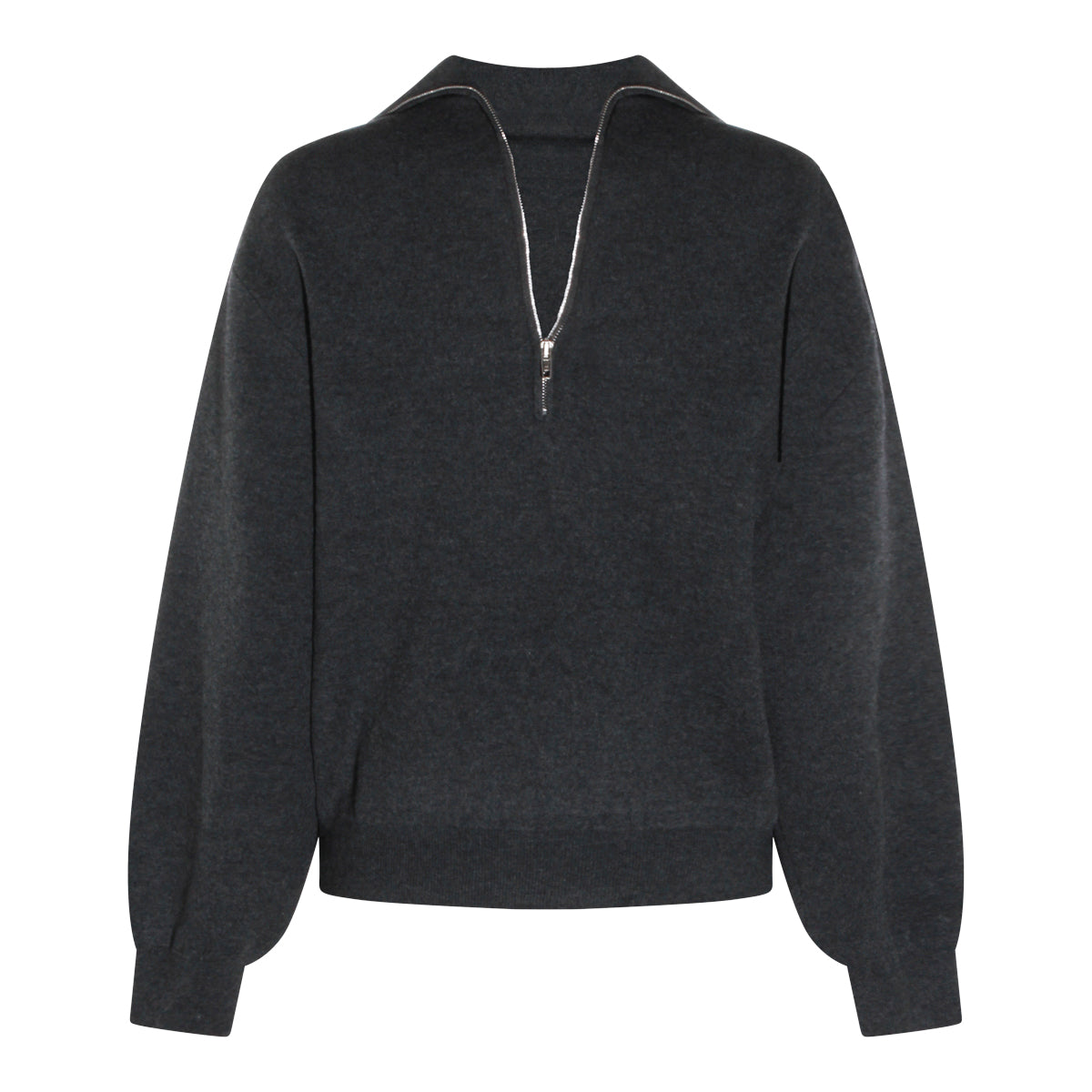 DARK GREY WOOL KNITWEAR