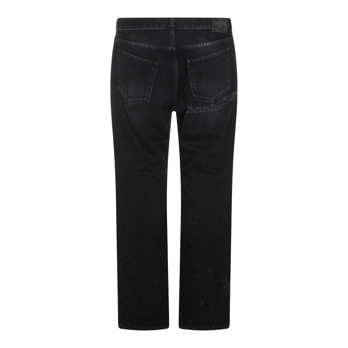 BLACK COTTON JEANS