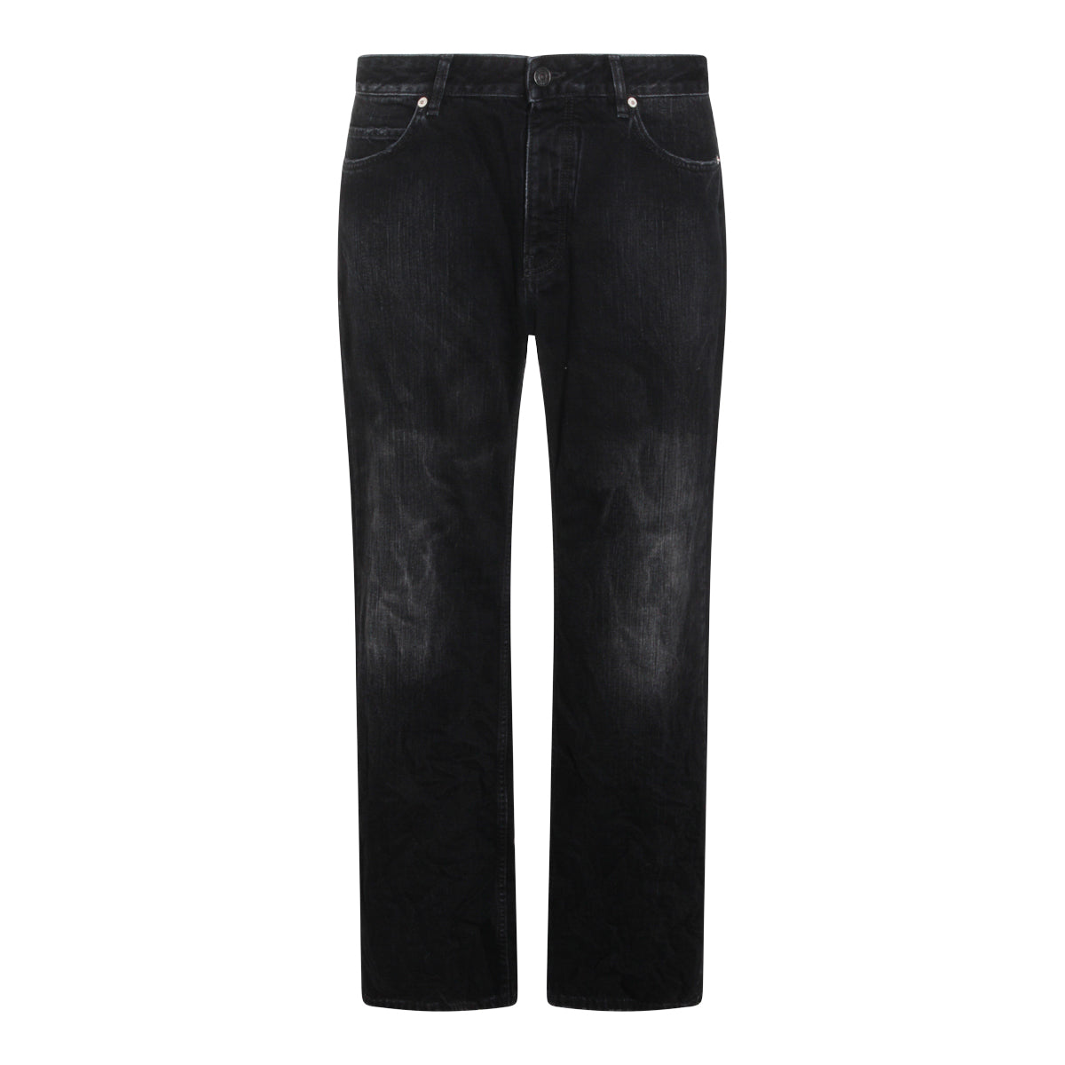 BLACK COTTON JEANS