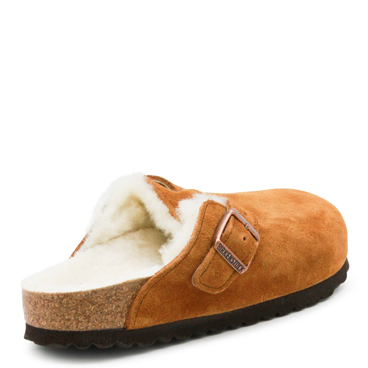 CAMEL BOSTON SHEARLING FLATS