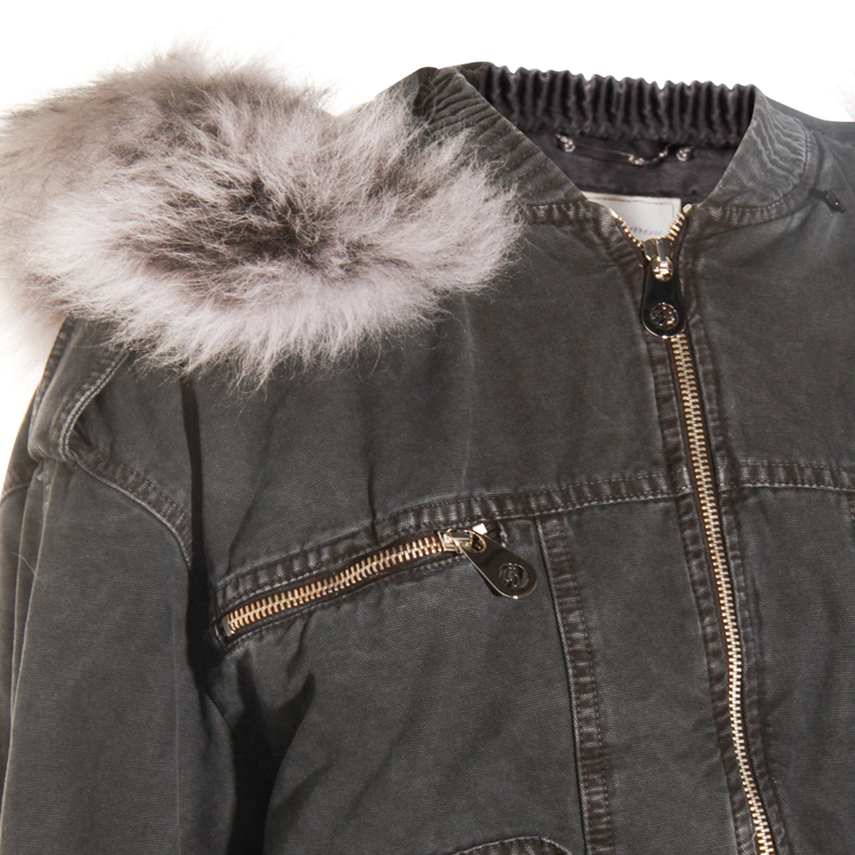 BLACK COTTON CASUAL JACKET