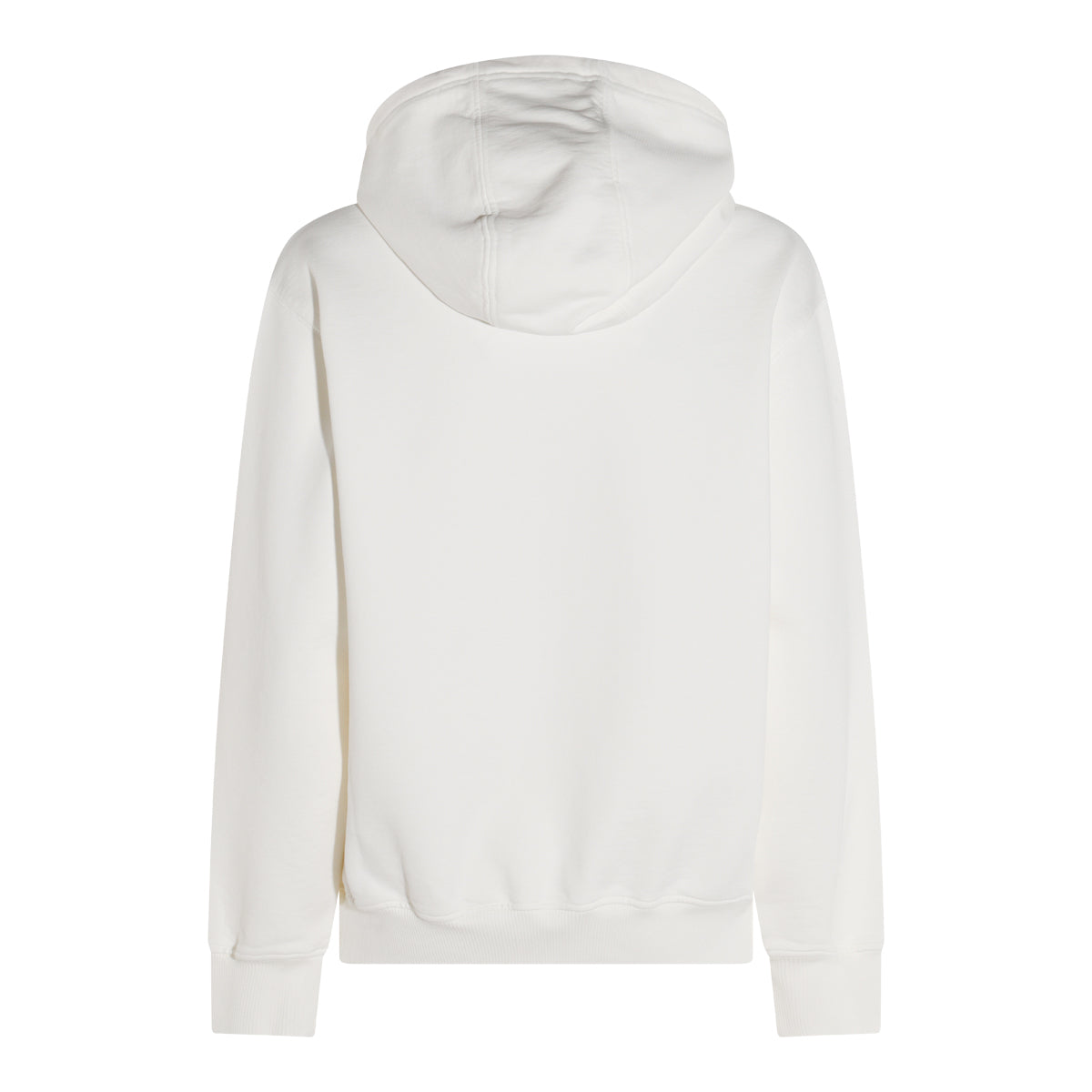 WHITE COTTON SWEATSHIRT