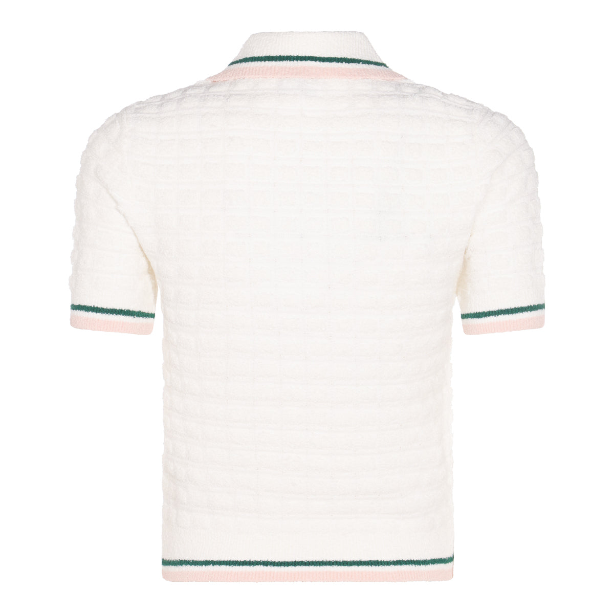 WHITE COTTON POLO SHIRT