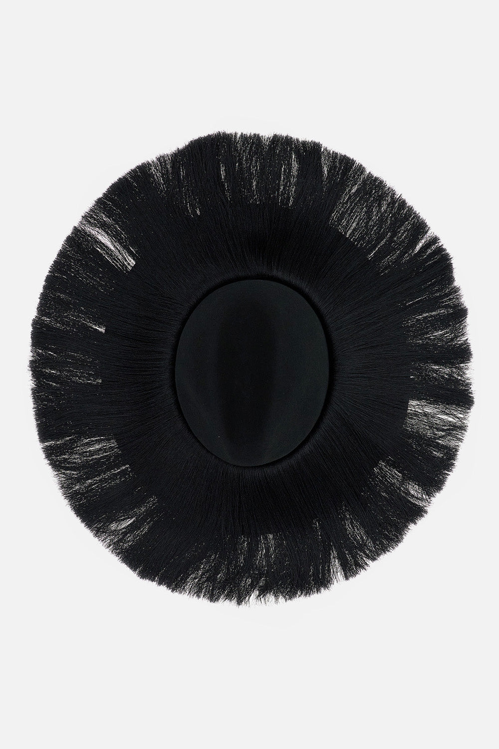FEDORA HAT WITH FRINGES
