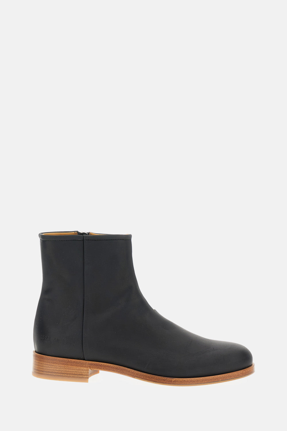 ZIPPER BOOT IN WAXED SUEDE