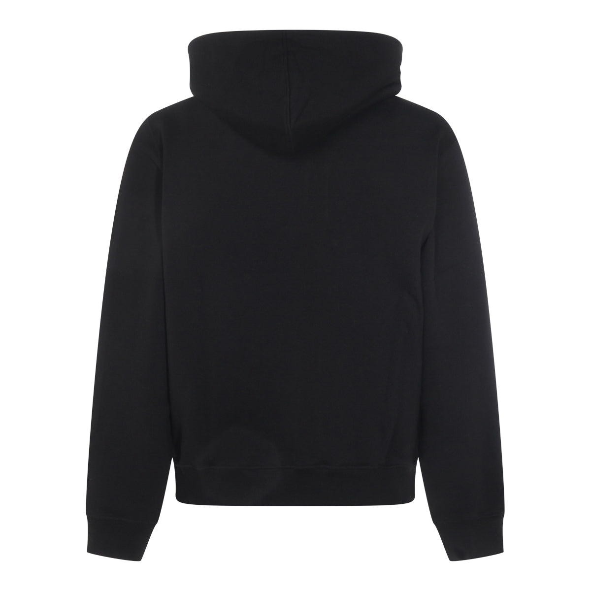 BLACK COTTON SWEATSHIRT