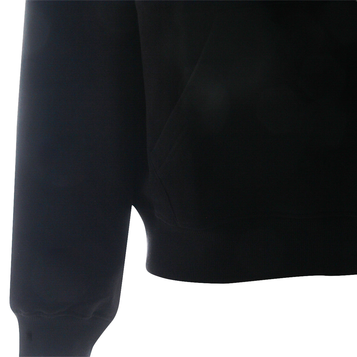 BLACK COTTON SWEATSHIRT