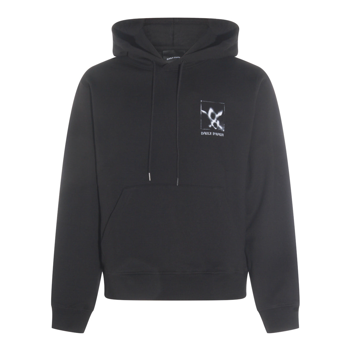 BLACK COTTON SWEATSHIRT