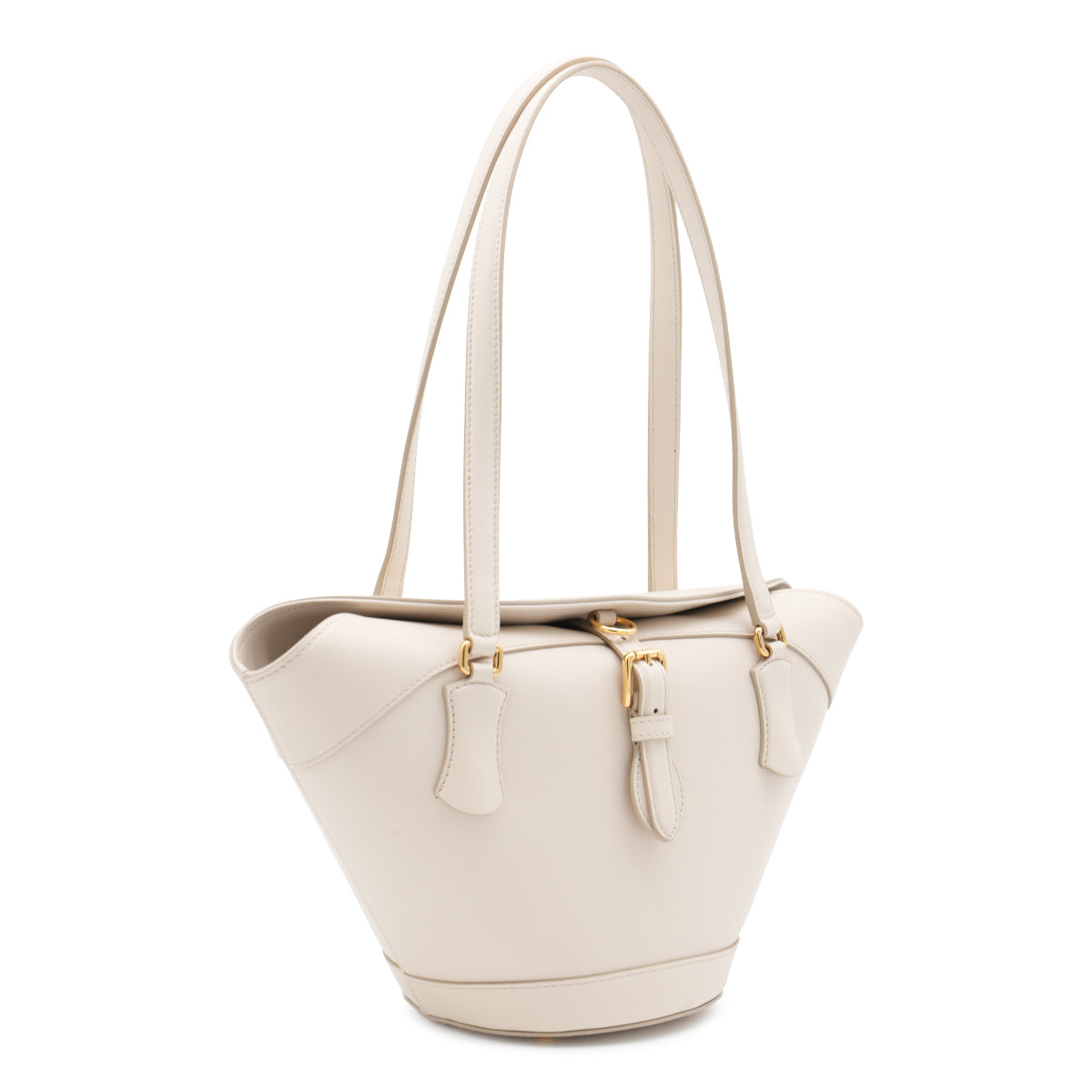 WHITE LEATHER SATCHELS