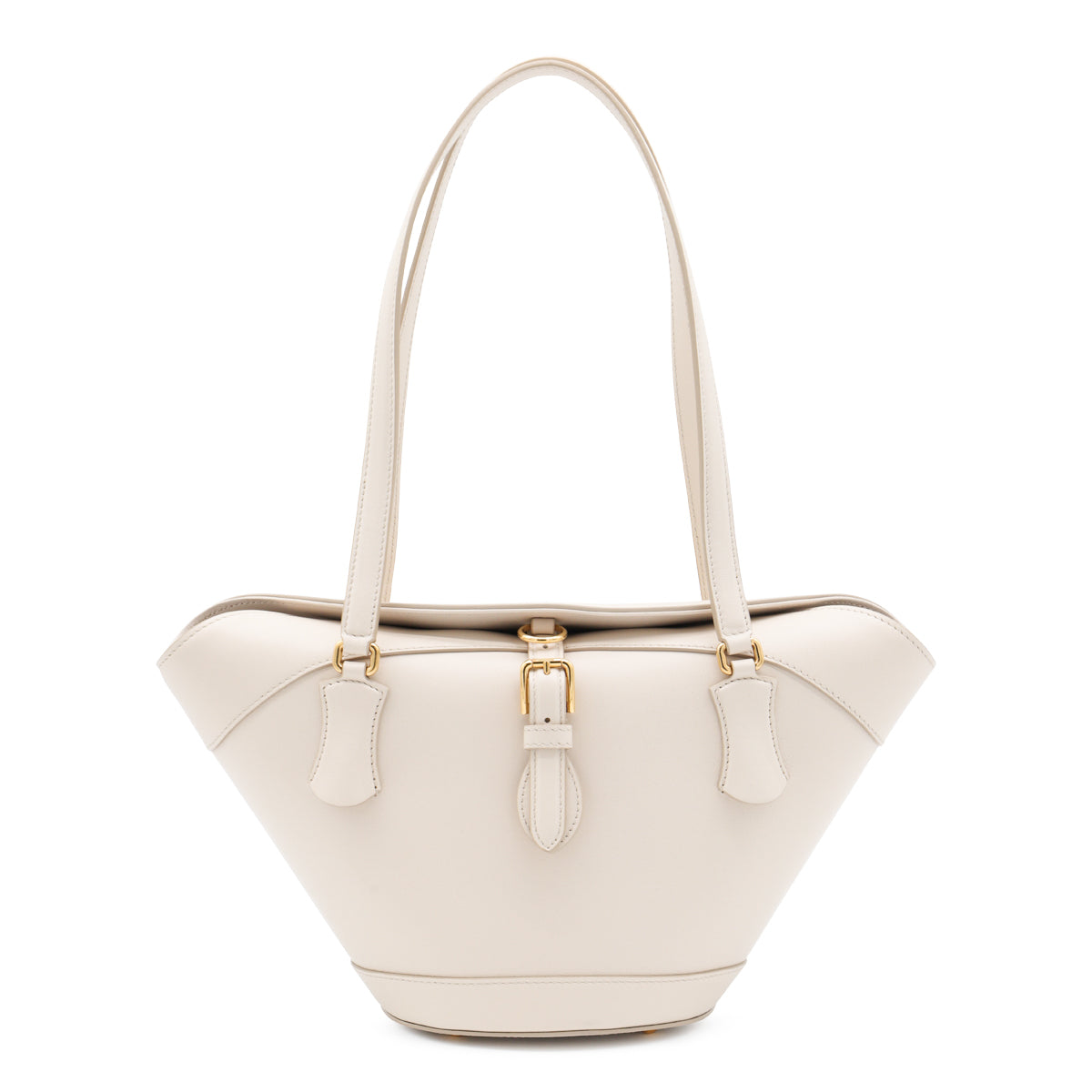 WHITE LEATHER SATCHELS