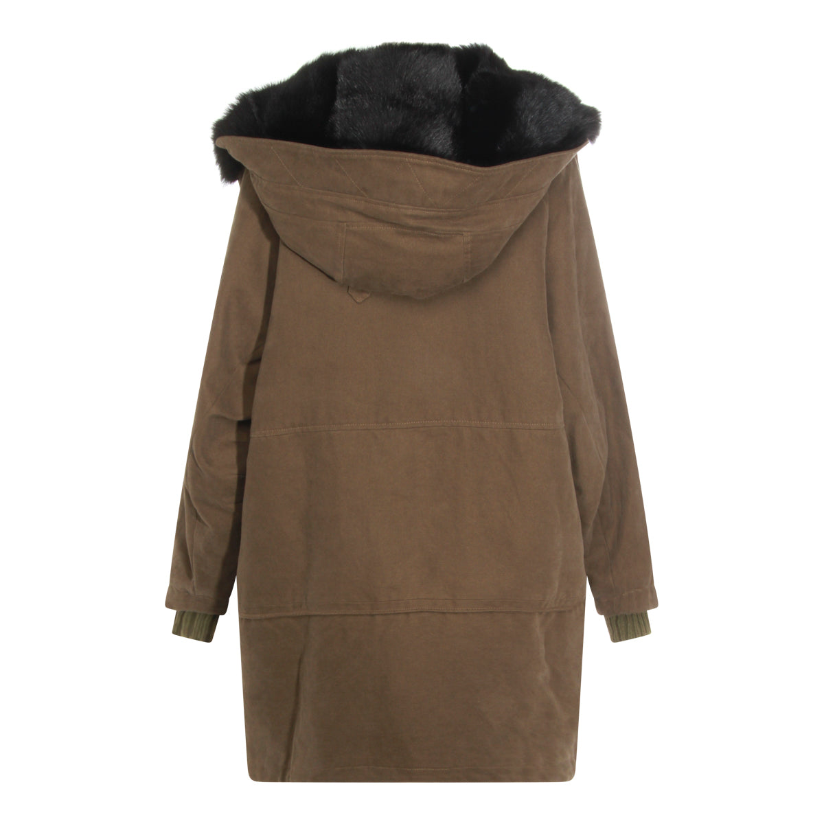 BROWN COTTON CASUAL JACKET