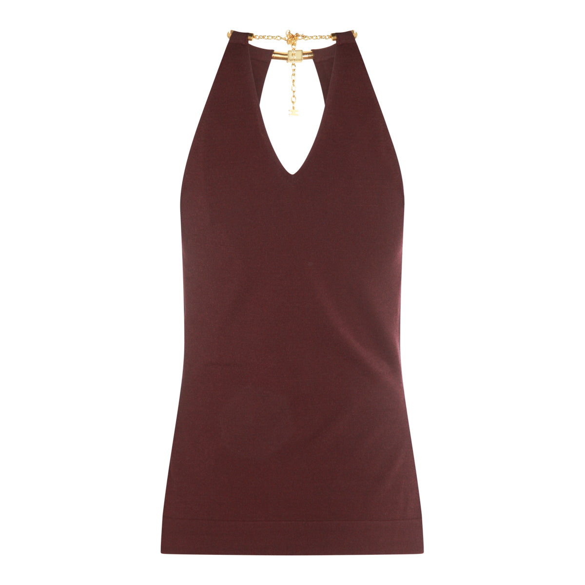 DARK RED TOP